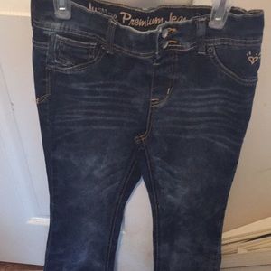 Justice double button jeans